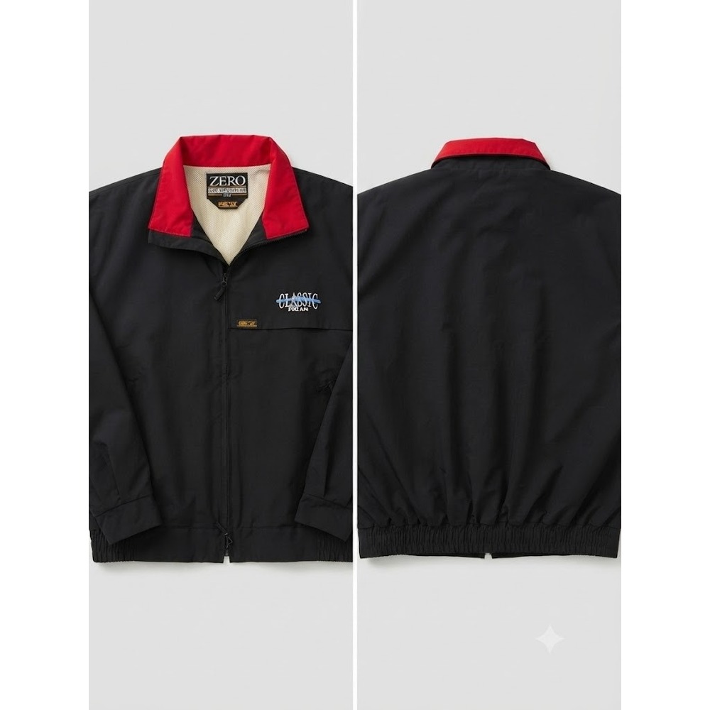 Zero Restriction Jacket Mens M Black Gore-Tex Golf Classic Pro-Am Made USA
